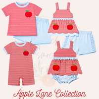 Apple Lane Striped Girls Shorts Set - ETA JULY