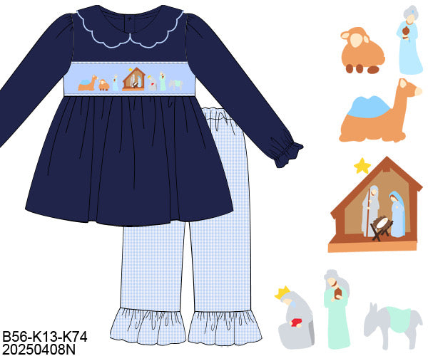 Little Nativity Scene Girls Set