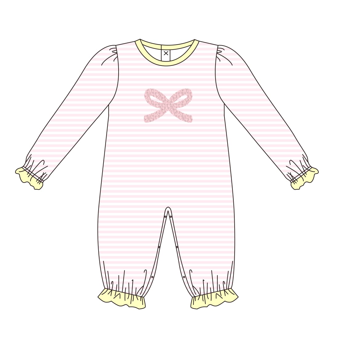 Ribbons & Roars Girls Romper - ETA JANUARY