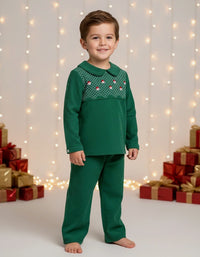 Holly Jolly Geosmock Boys Set