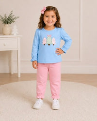 Blue Christmas Trees Long Sleeved T-Shirt - ETA OCTOBER