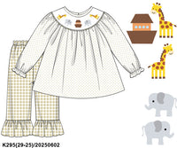 Two By Two Smocked Girls Set
