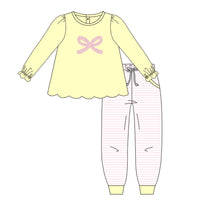 Ribbons & Roars Girls Pant Set - ETA JANUARY