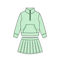 Varsity Charm Green Skort Set - ETA NOVEMBER