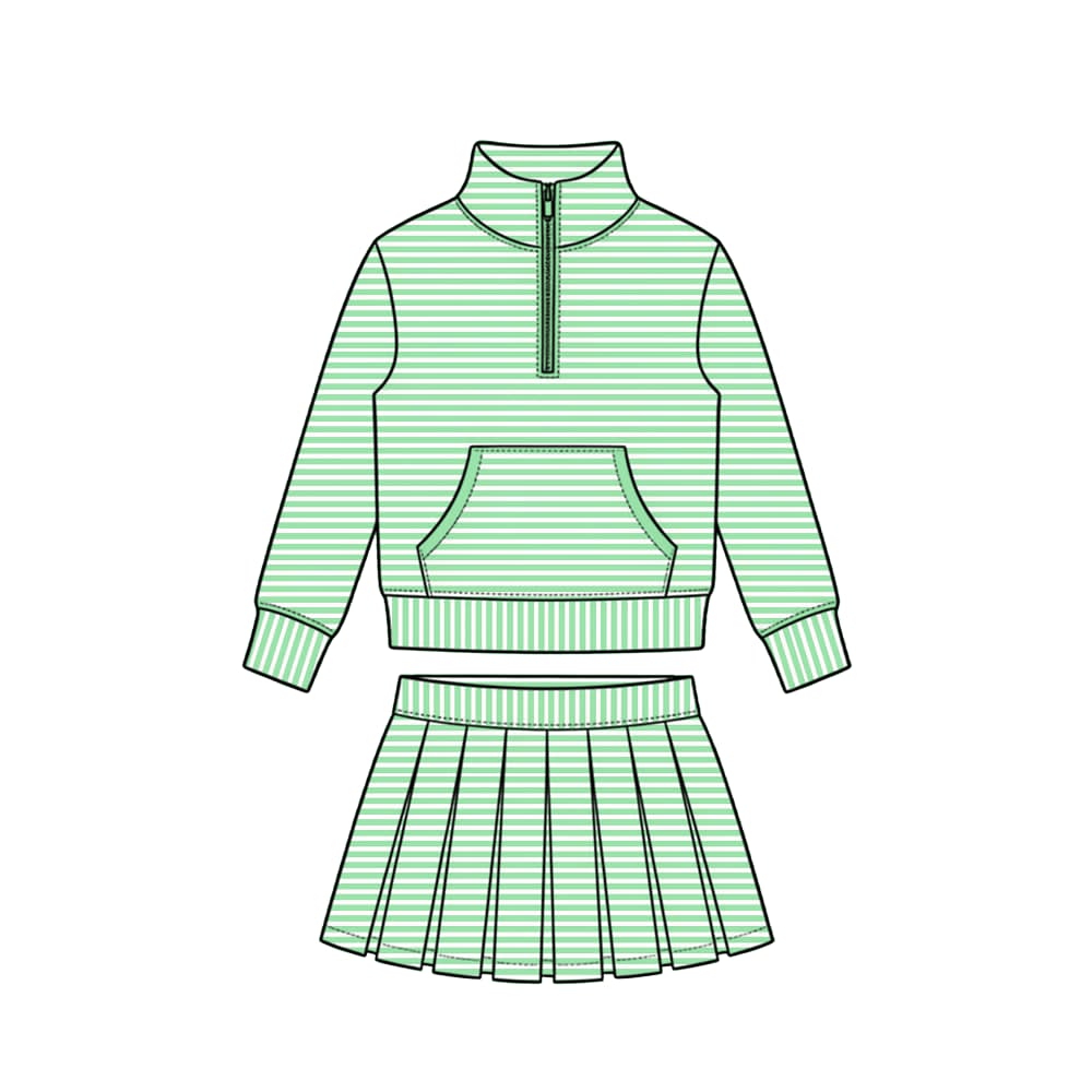 Varsity Charm Green Skort Set - ETA NOVEMBER