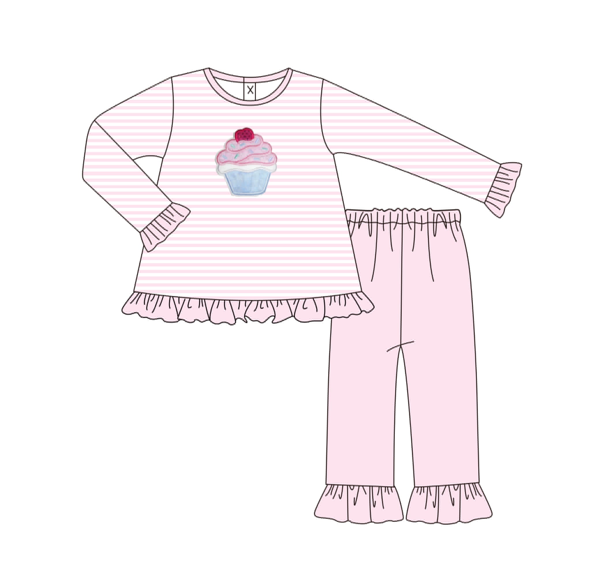 Girls Cupcake Pant Set - ETA NOVEMBER