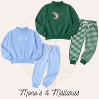 Boys Monos & Mallards Mock Neck Sweatshirts - ETA JANUARY