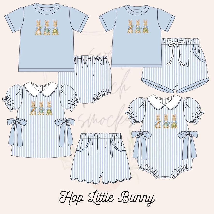 Hop Little Bunny Boys Diaper Set - ETA FEBRUARY