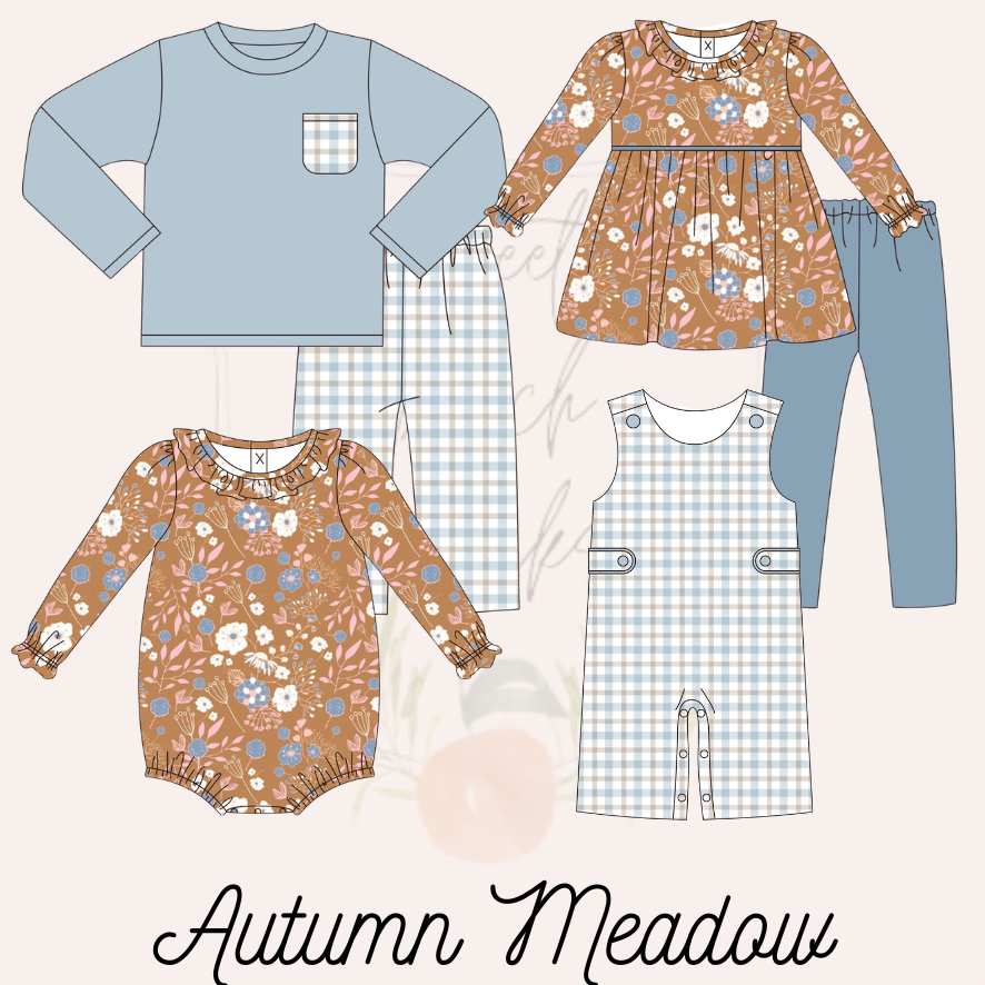 Boys Autumn Plaid Pants Set - ETA SEPTEMBER