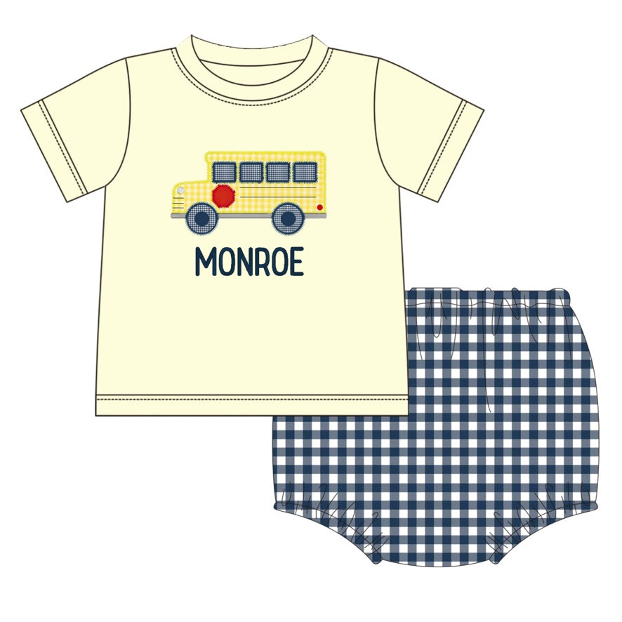 Bus Stop Cutie Boys Bloomer Set - ETA JULY