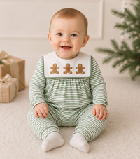 Boys Gingerbread Jubilee Romper - ETA OCTOBER