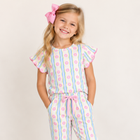 Spring Sprinkles Set in Striped Floral (E) - ETA MARCH