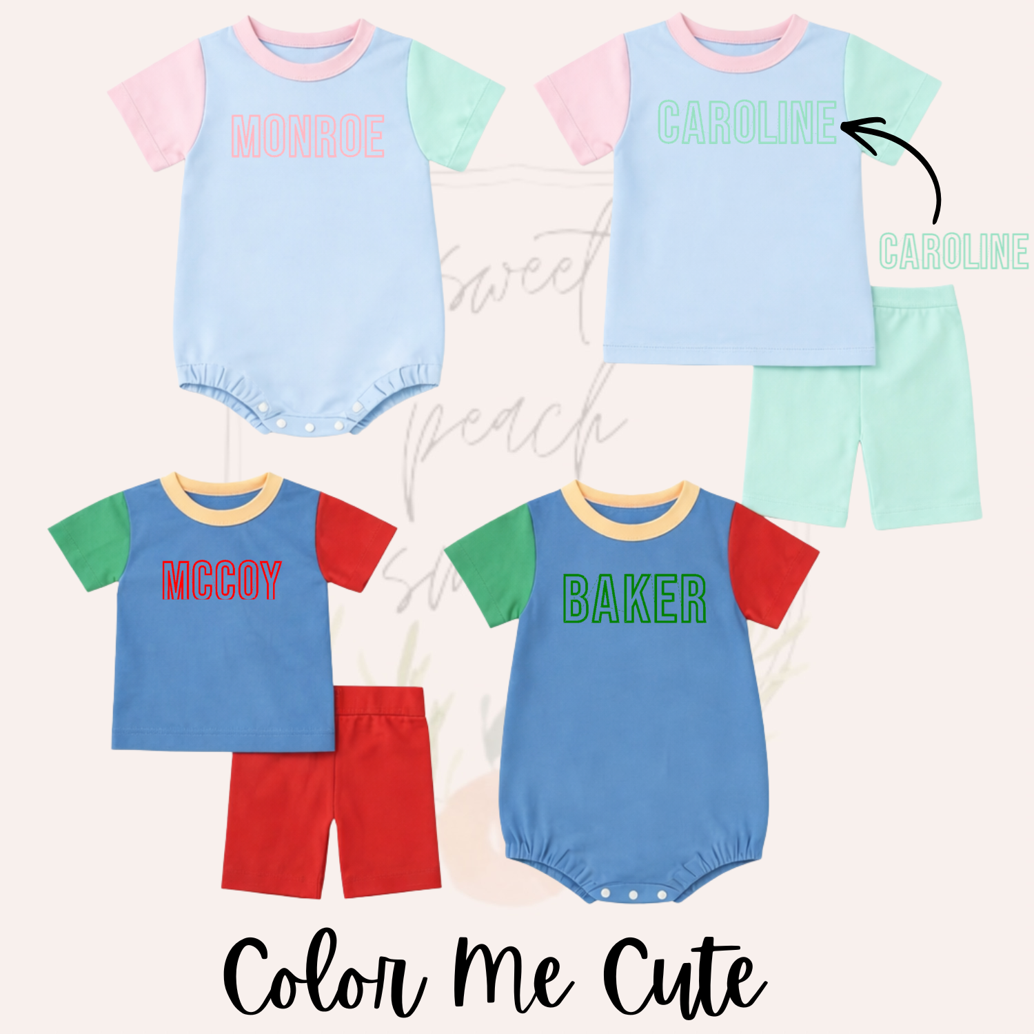 Color Me Cute Collection - ETA JUNE
