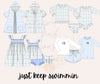 Just Keep Swimmin' Smocked Bloomer Set