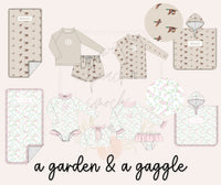 A Garden & A Gaggle Girls 1-Piece Swimsuit