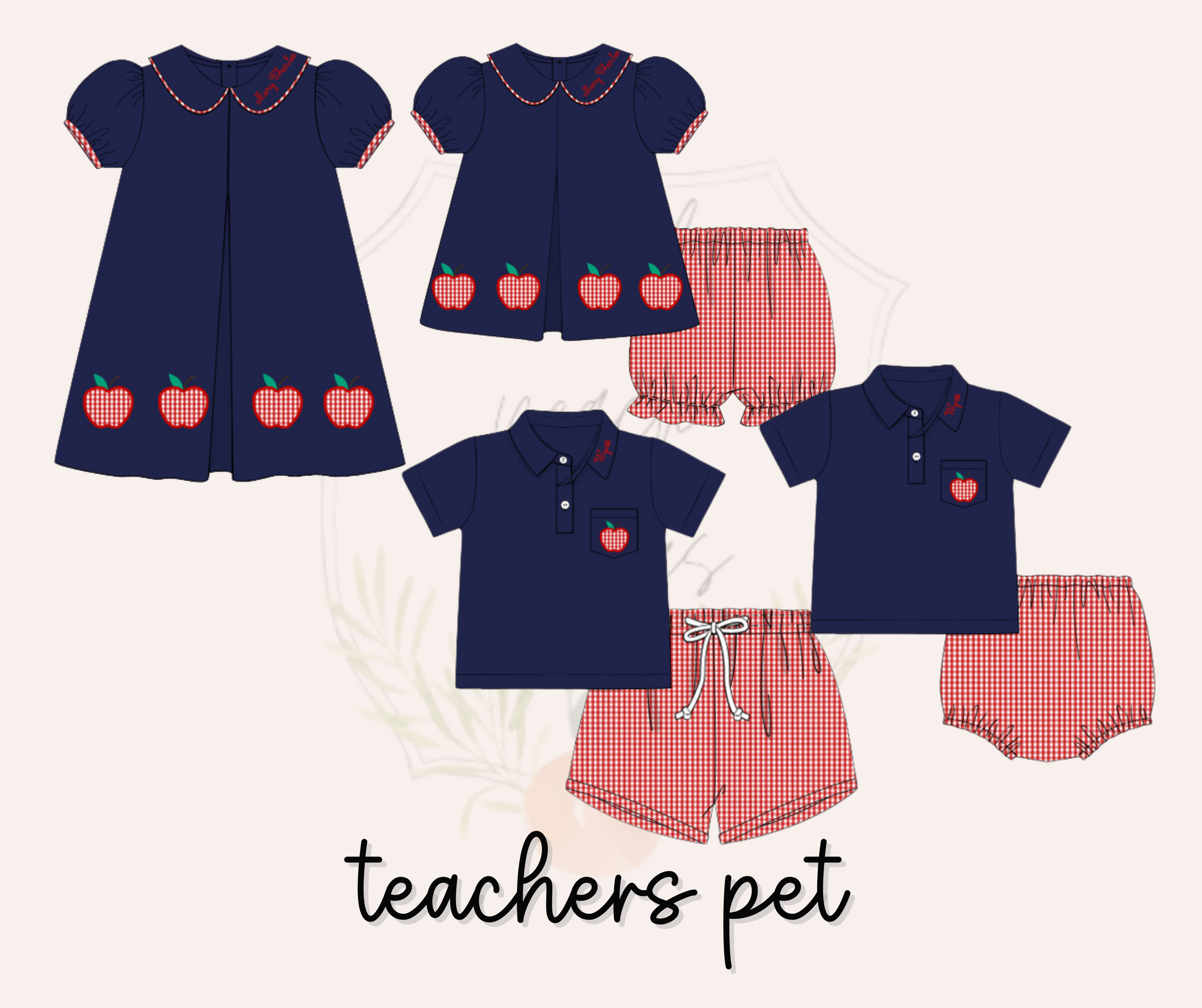 Teacher's Pet Girls Apple Dress