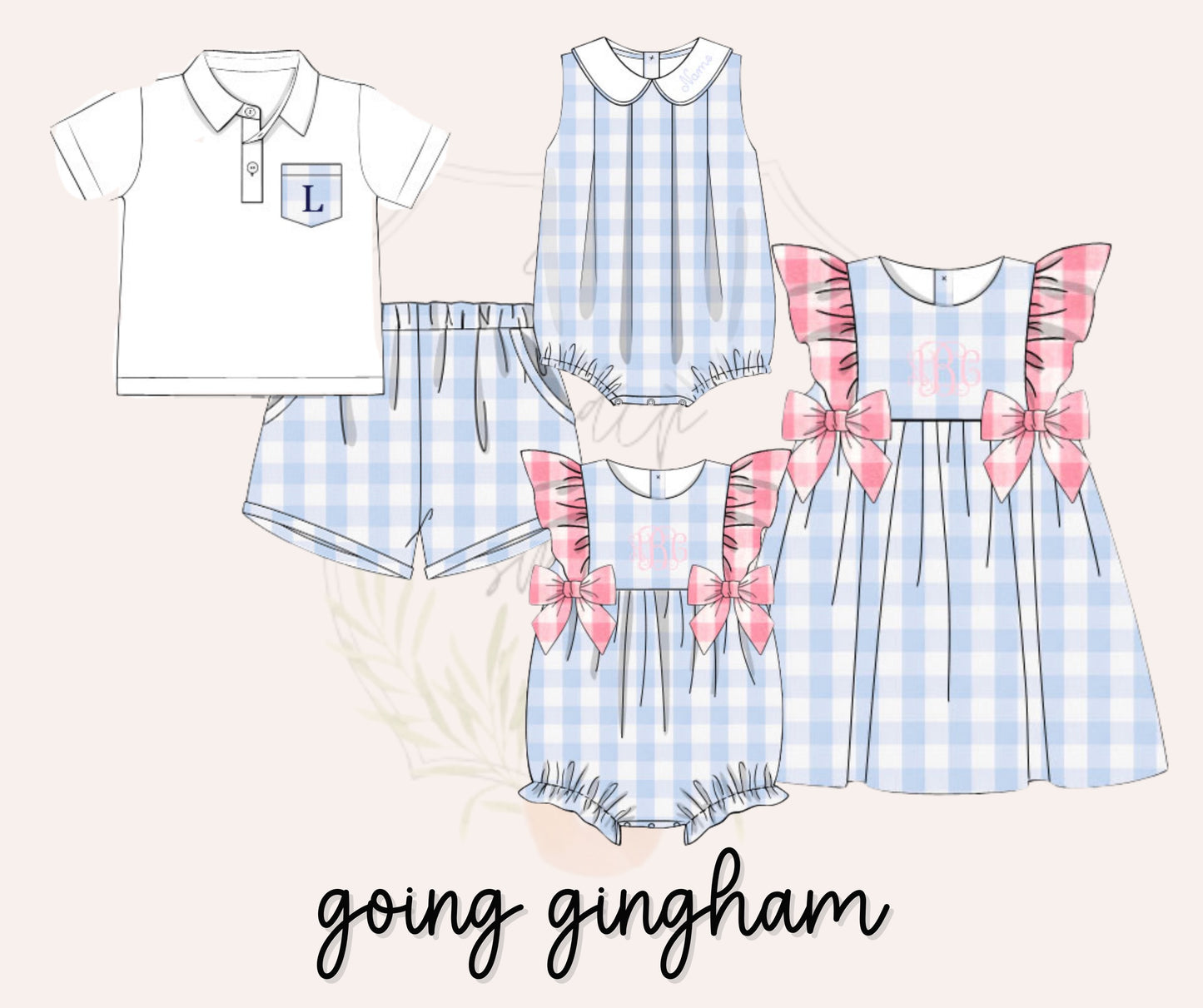 Going Gingham Girls Bubble