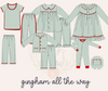Gingham All the Way Girls Loungewear Set