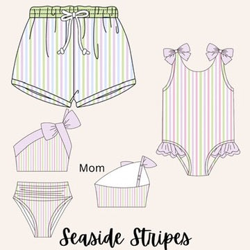 Seaside Stripes Swimwear Collection