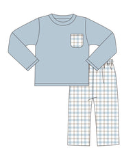 Boys Autumn Plaid Pants Set - ETA SEPTEMBER
