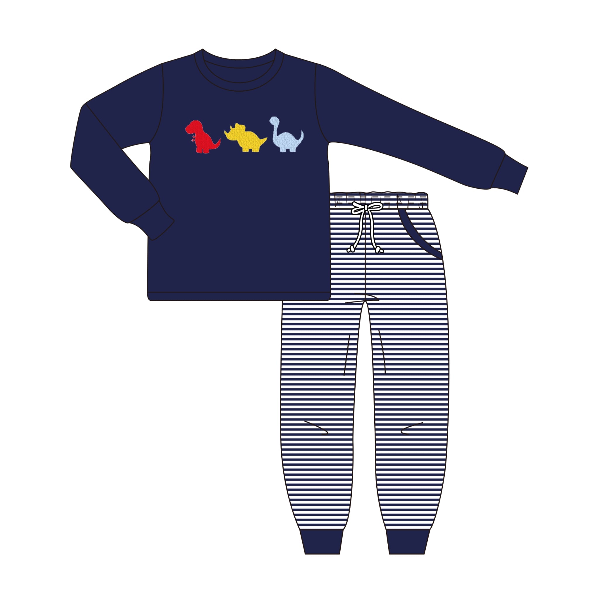 Ribbons & Roars Boys Pant Set - ETA JANUARY