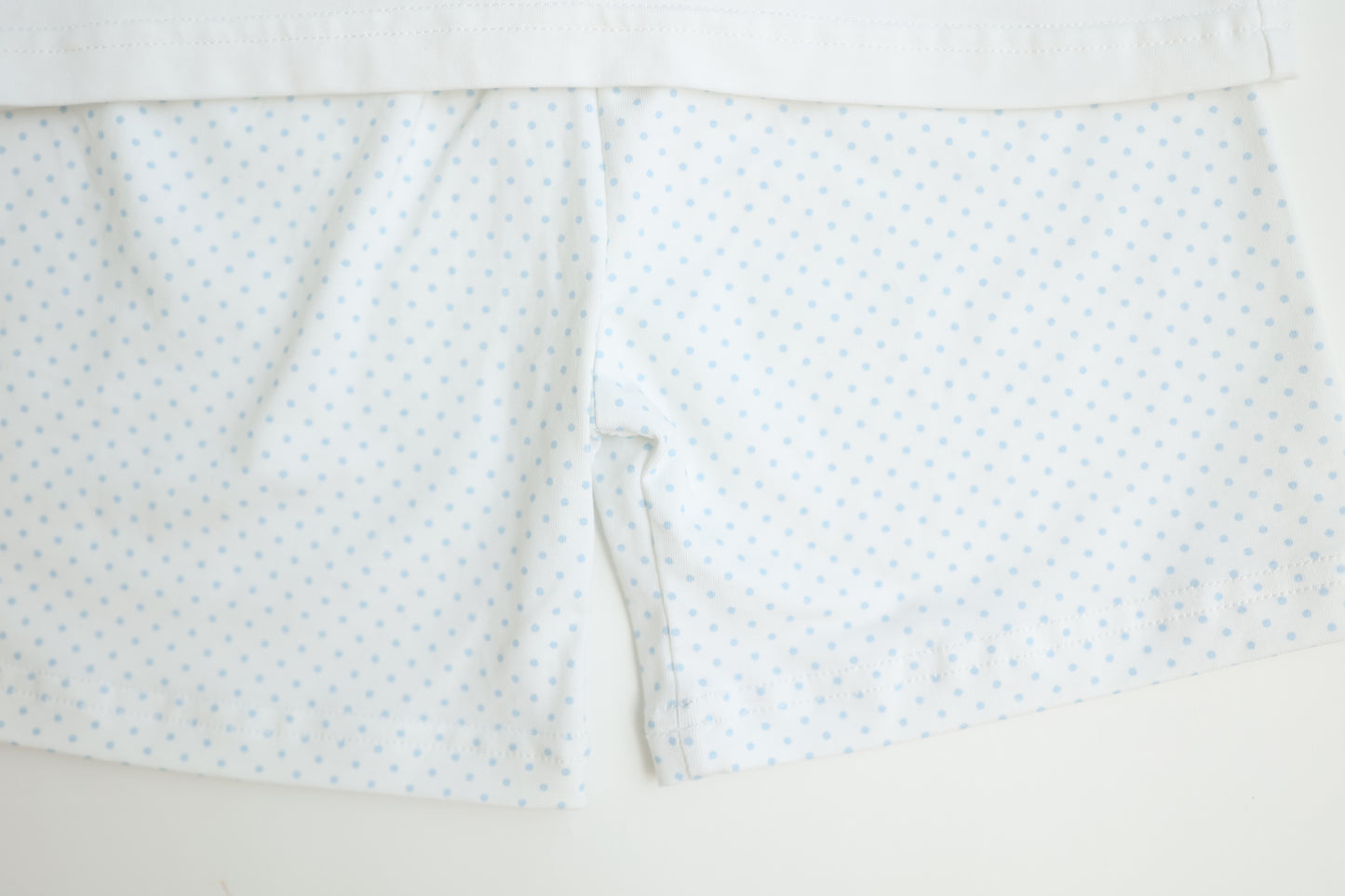 Blue Bitty Dot Collection - Boy Short Set