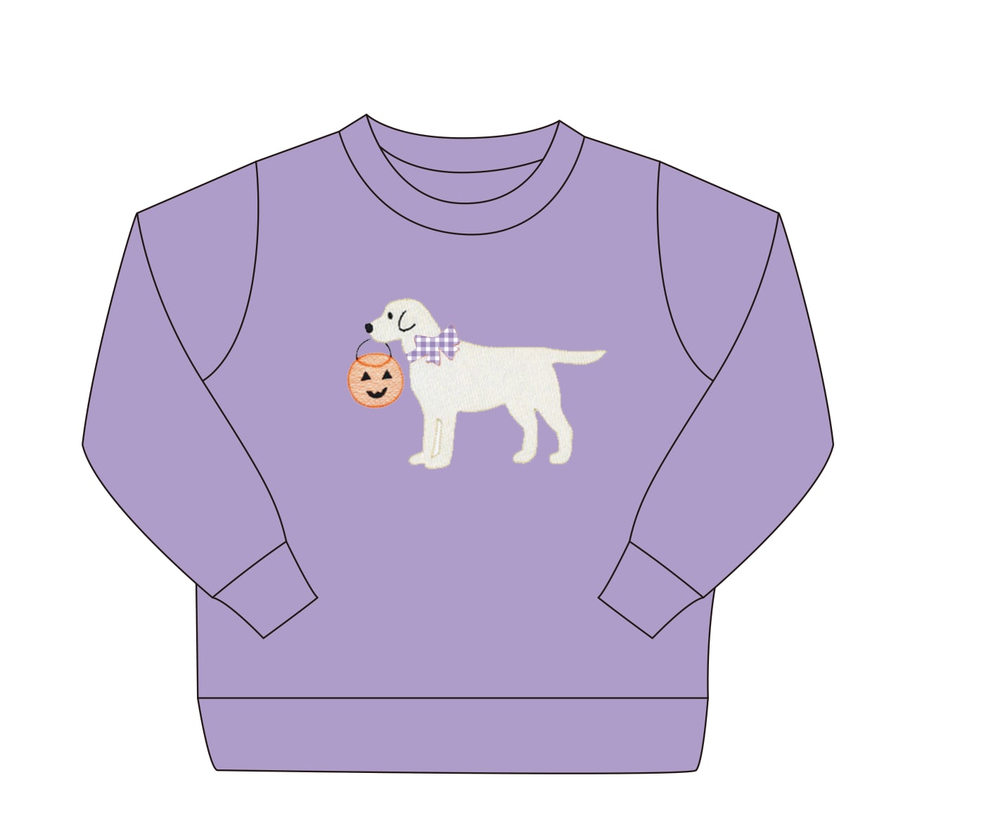 Purple Pumpkin Pups Sweatshirt