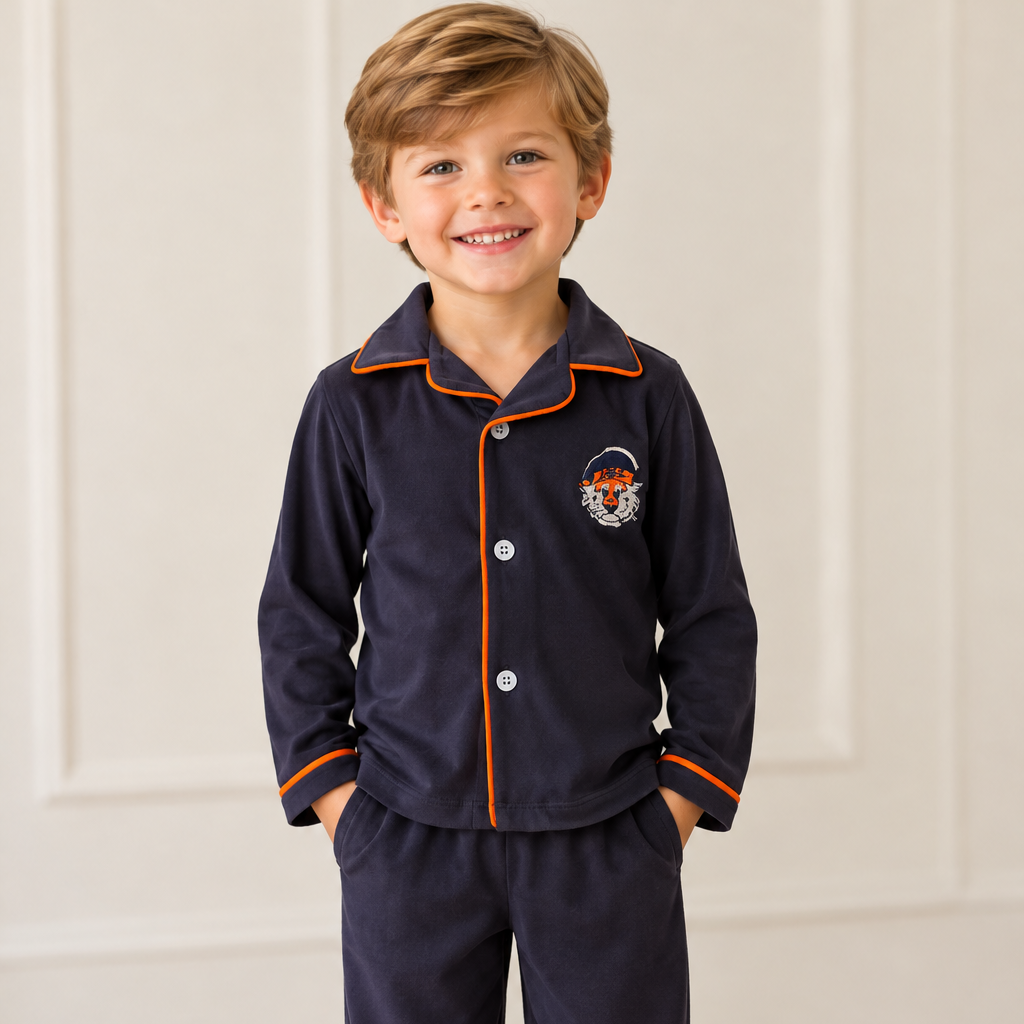 Officially Licensed Aubie's Christmas Eve Boys Loungewear Set