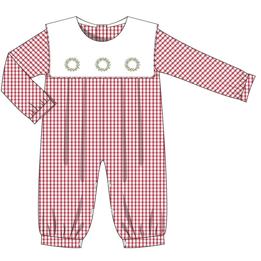 Home for the Holidays Boys Romper