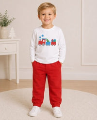 Boys Christmas Train Long Sleeved T-Shirt - ETA OCTOBER