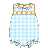 Blue Ribbon Pumpkin Girls Bubble