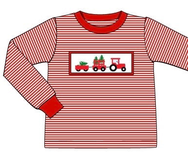 Christmas Tractor Top