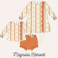 Girls Magnolia Harvest Bloomer Set - ETA SEPTEMBER