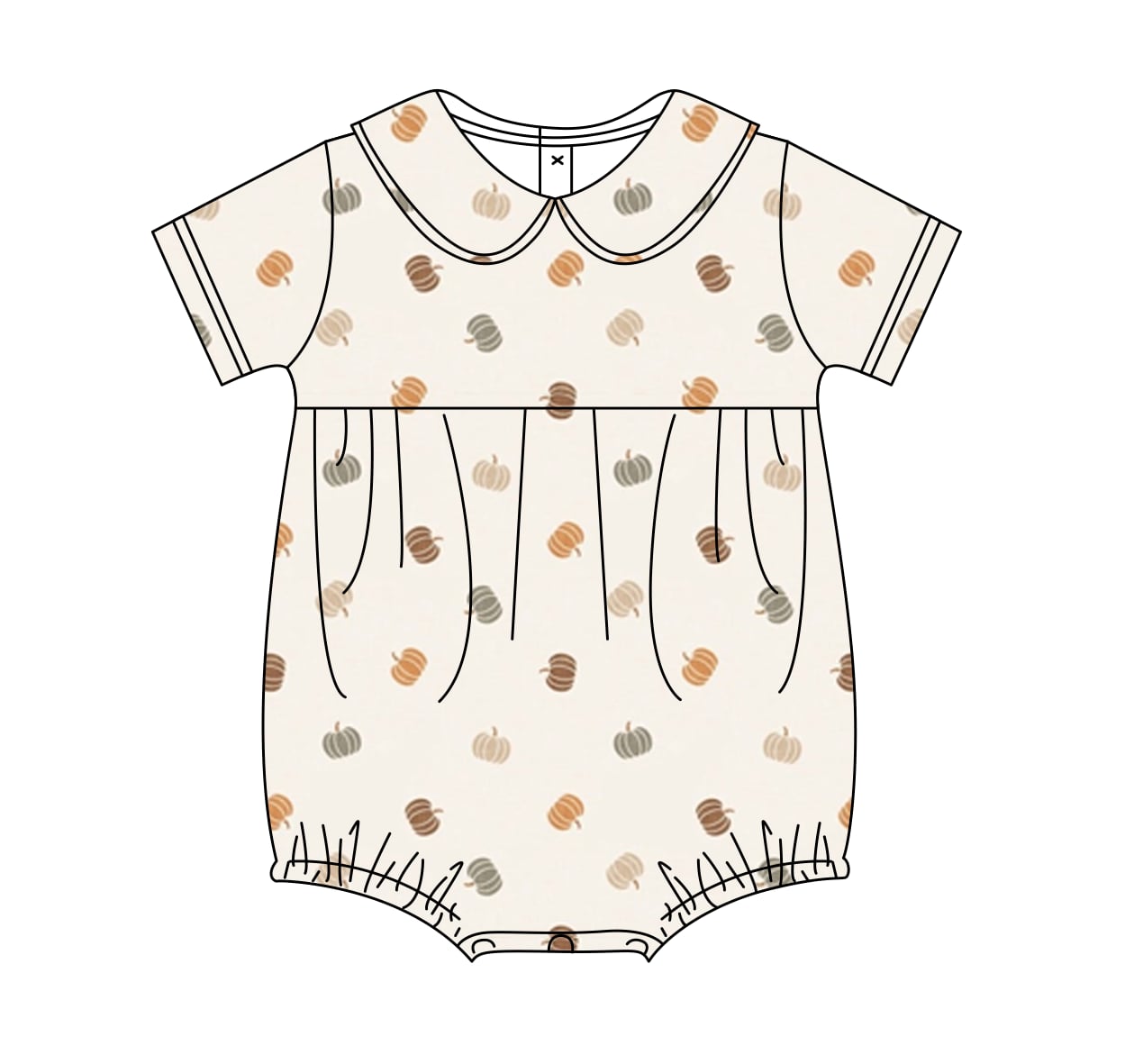 Boys Cream Pumpkin Bubble - ETA September