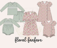 Floral Fanfare Boys Plaid Bubble