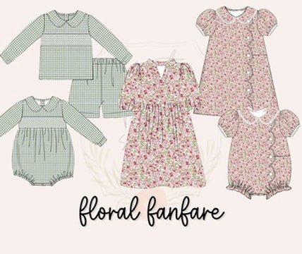 Floral Fanfare Boys Plaid Bubble