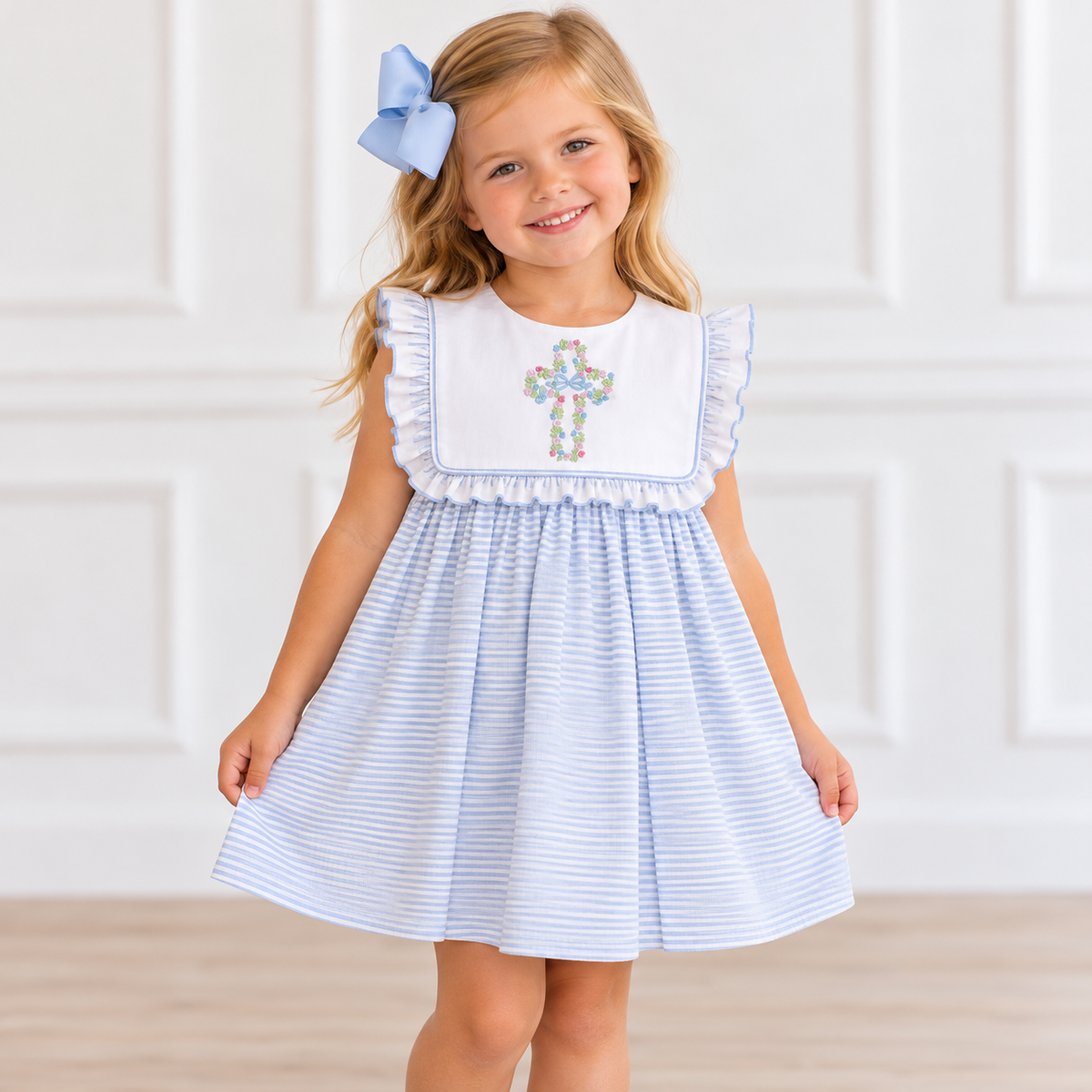 Spring Crosses Dress - ETA FEBRUARY