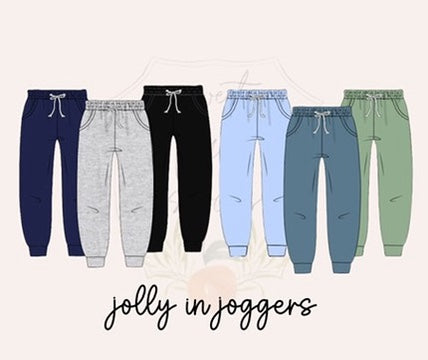 3-Pack Boys Joggers in Navy/Black/Grey