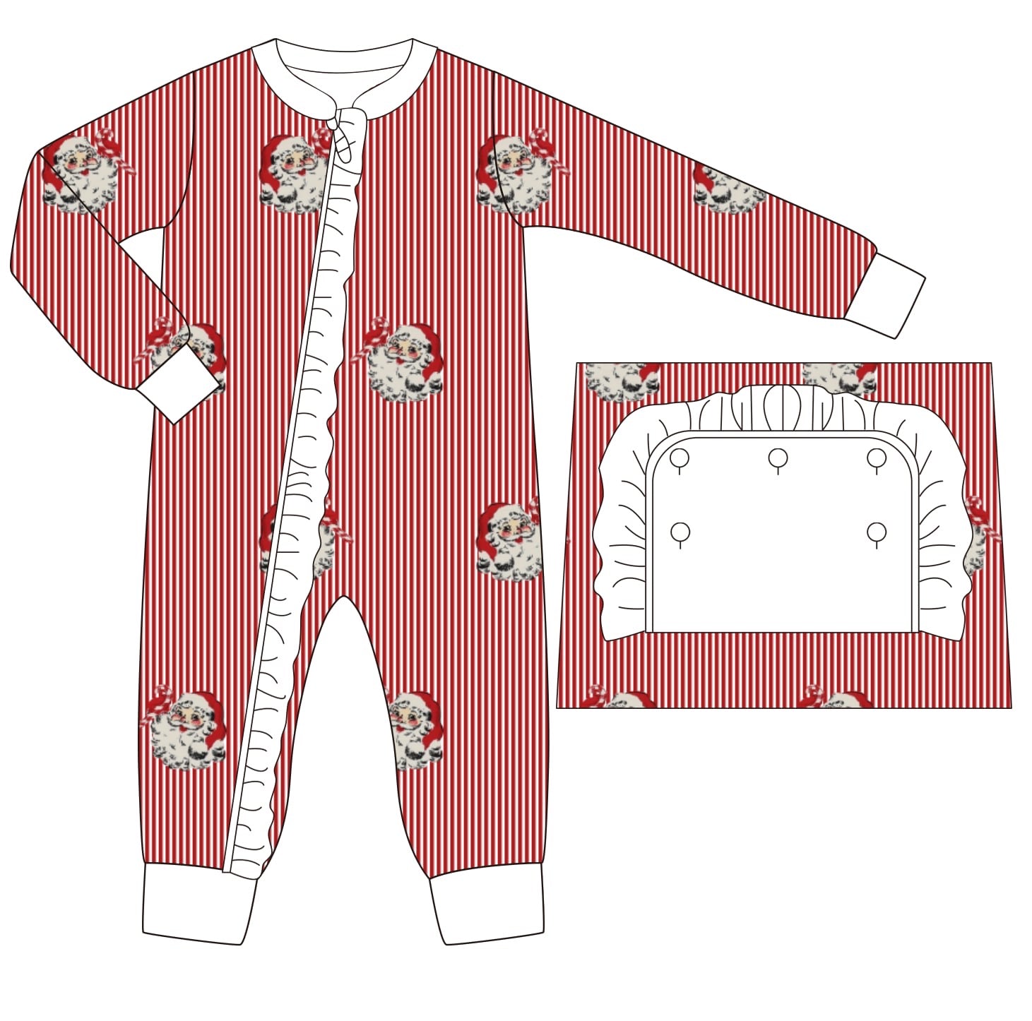 Girls Santa's Cozy Classics Zippy - ETA OCTOBER