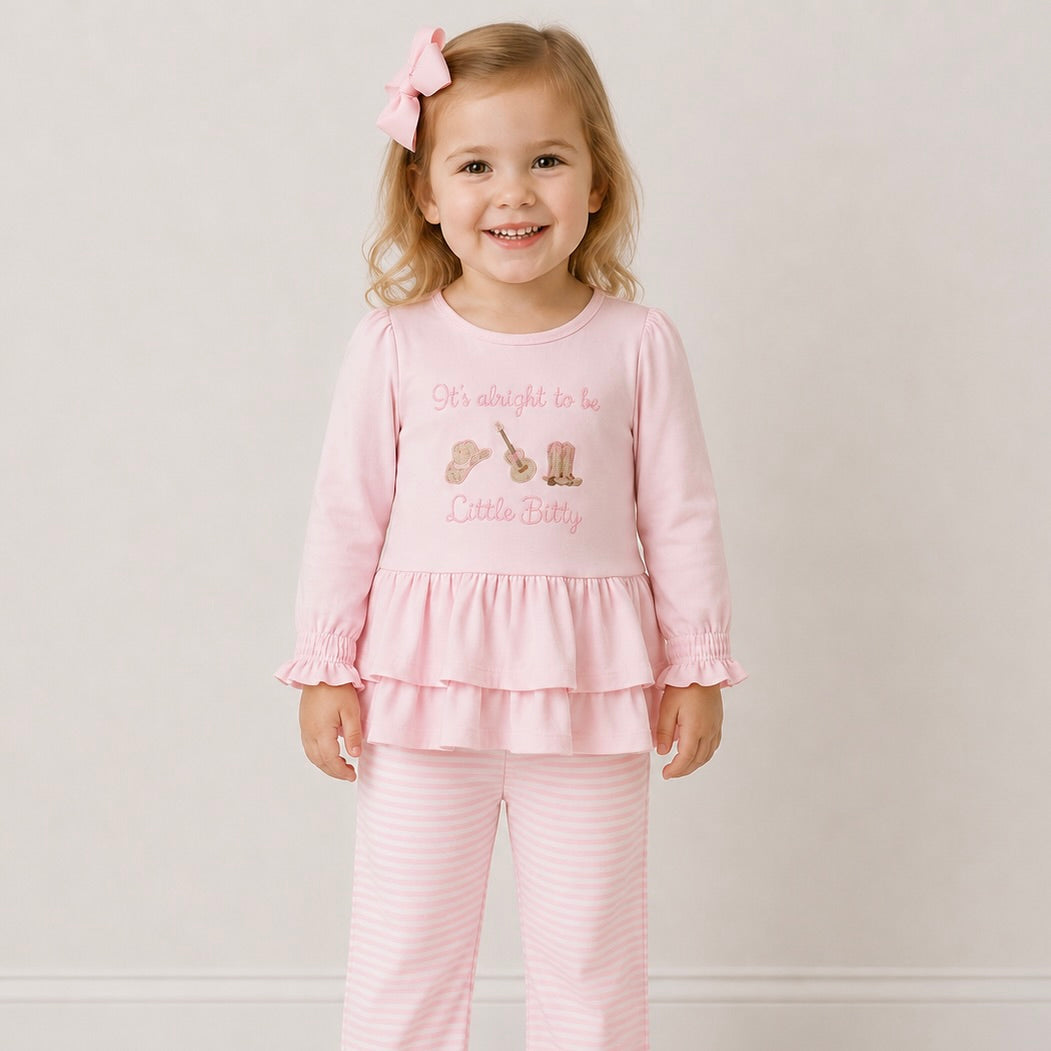 It's Alright to be Itty Bitty Girls Pant Set - ETA JANUARY