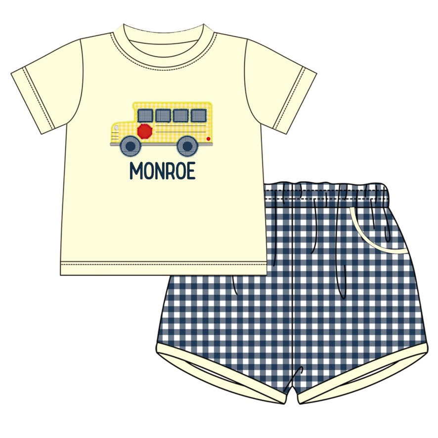 Bus Stop Cuties Boys Shorts Set - ETA JULY