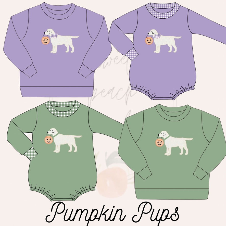 Green Pumpkin Pups Bubble - ETA September