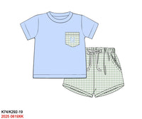 Spring Gingham Boys Set