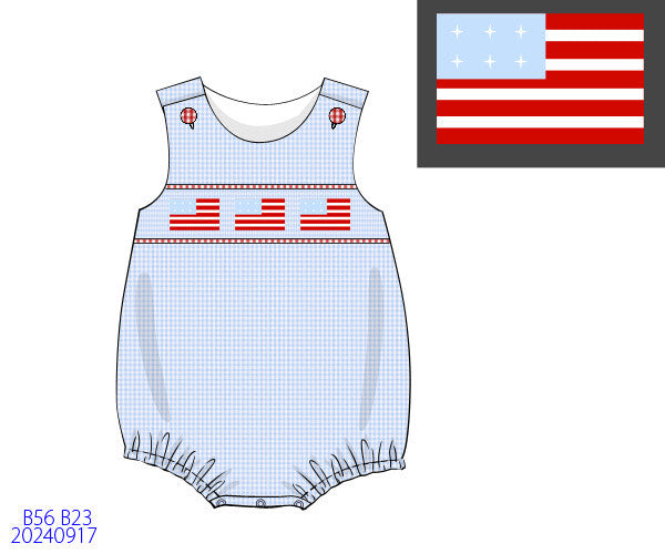 Stars & Stripes Boys Bubble