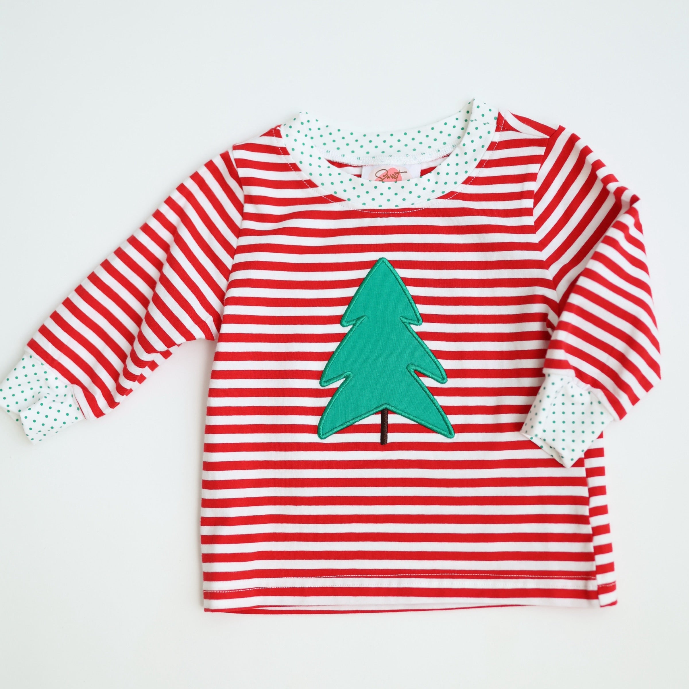 Applique Christmas Tree Collection - Boy Shirt