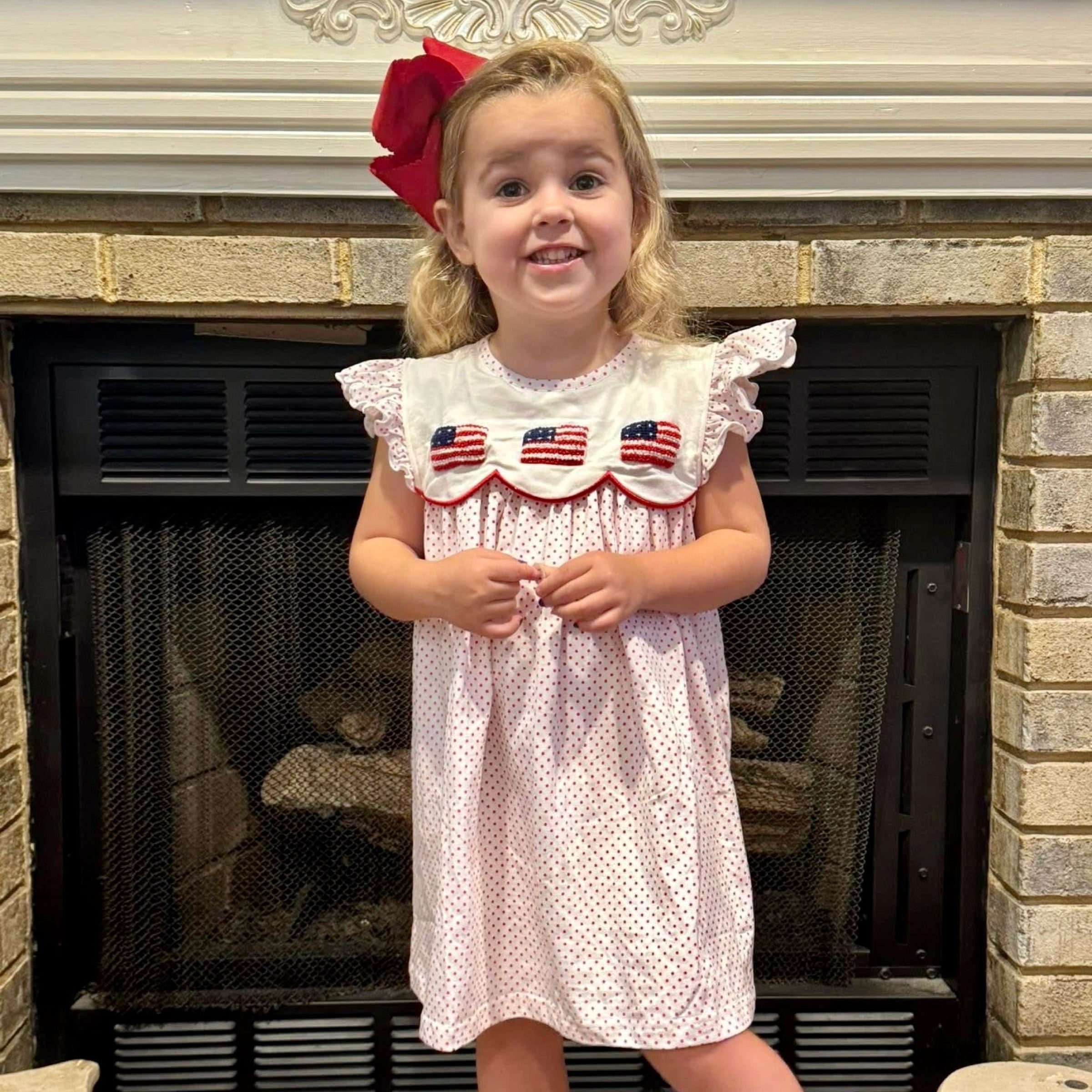 Born in the USA Girls Dress