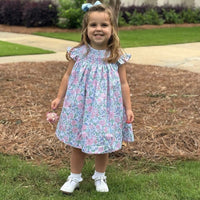 Floral Fun in the Sun Smocked Dress