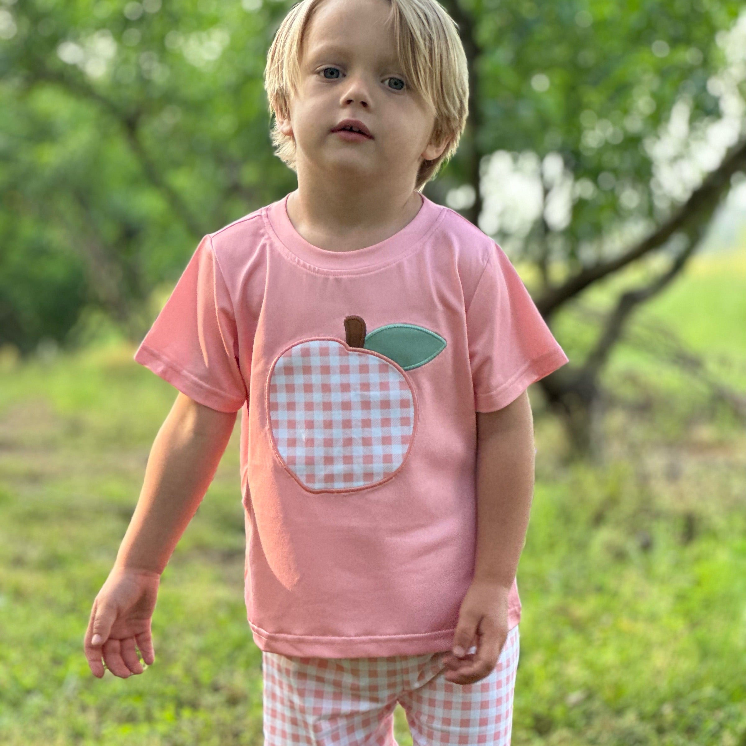 Peach Short Set