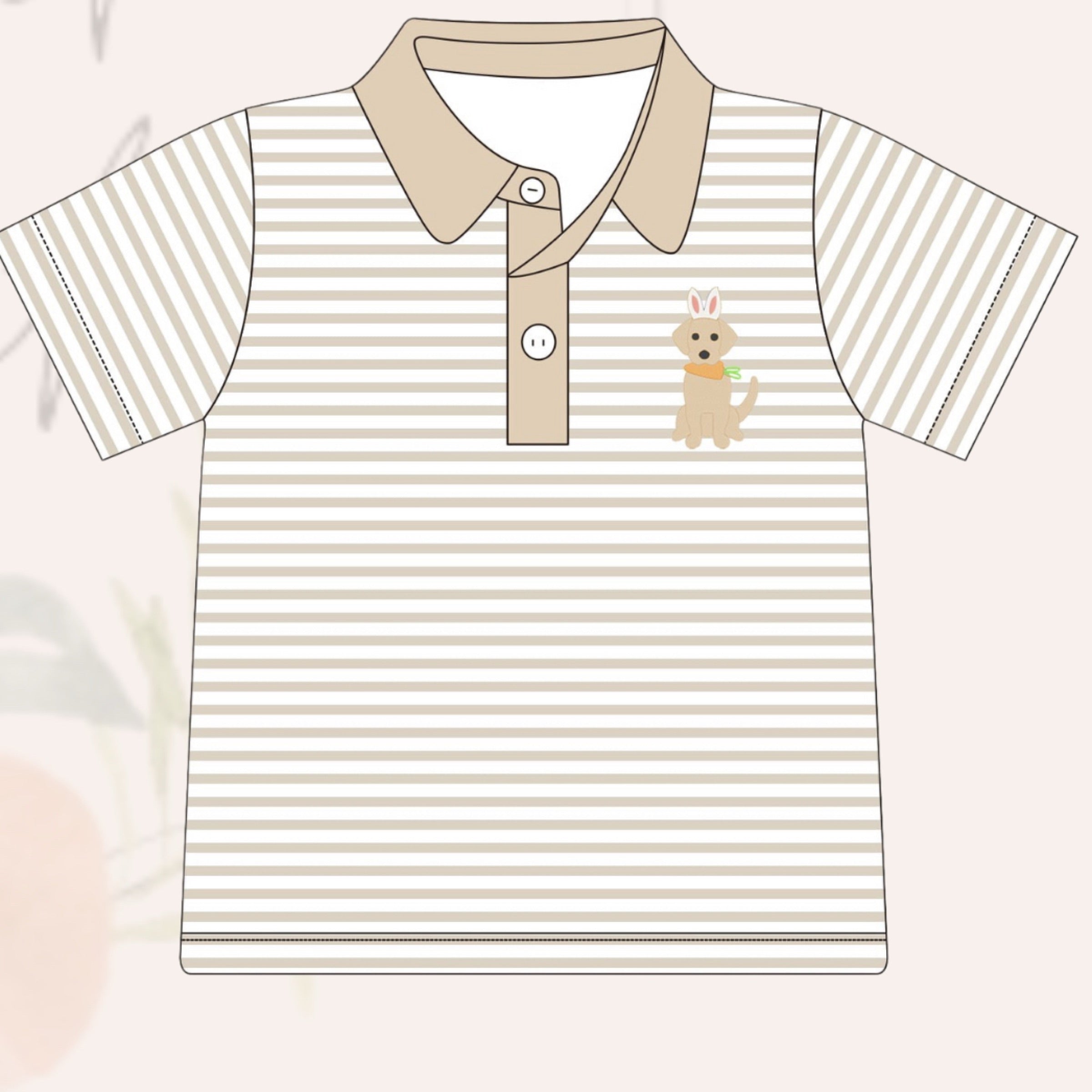 Easter Puppy Polo