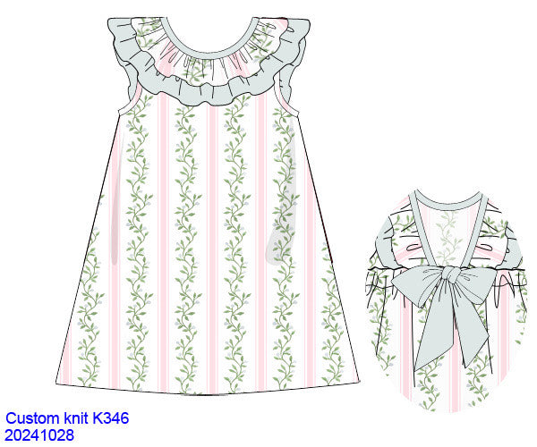 Summer Sage Girls Dress